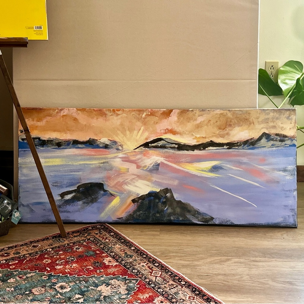 Abstract Landscape Canvas Art